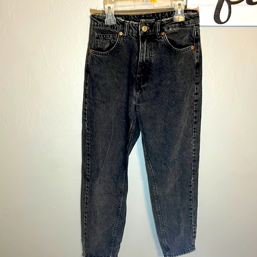 Zara black jeans size 4
